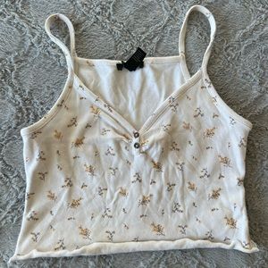 Forever 21 floral tank top